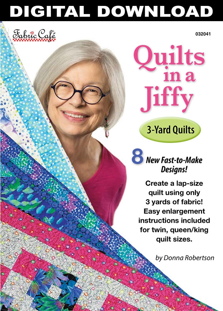Quilts in a Jiffy 3-Yard Quilts - Pattern Book – Fabric Café
