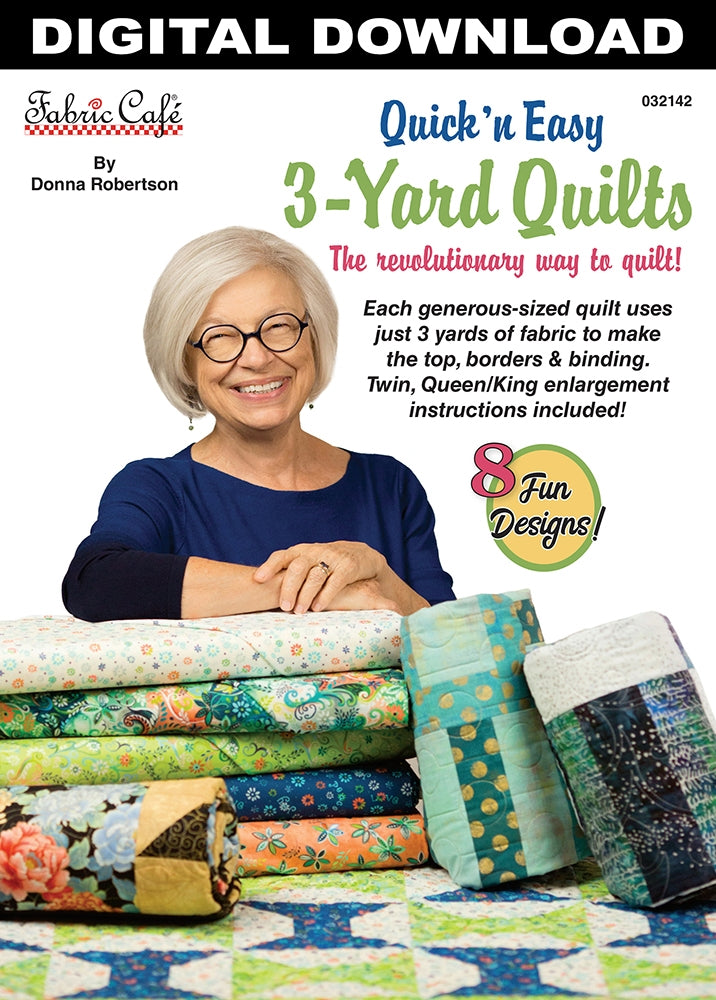 Quick'n Easy 3-Yard Quilts Book - 2nd Edition – Fabric Café