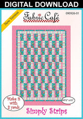Simply Strips 3 Yard Quilt Pattern