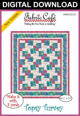 Topsy Turvey 3-Yard Quilt Pattern