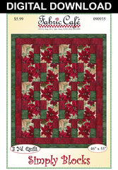 Simply Blocks 3 Yard Quilt Pattern
