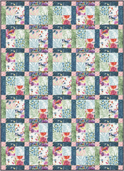 Fat Quarter 4 Patch Quilt Pattern