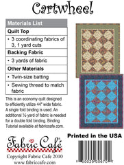 Cartwheels 3-Yard Quilt Pattern
