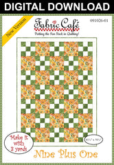 Nine Plus One 3-Yard Quilt Pattern