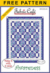 Awareness - Free 3-Yard Quilt Pattern