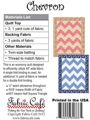 Chevron 3-Yard Quilt Pattern
