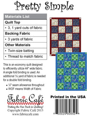 Pretty Simple 3-Yard Quilt Pattern