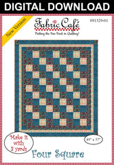 Four Square 3-Yard Quilt Pattern