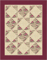 Tumbling Triangles 3-Yard Quilt Pattern