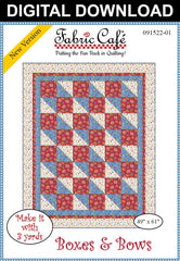 Boxes & Bows 3-Yard Quilt Pattern