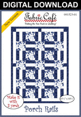 Porch Rails 3-Yard Quilt Pattern