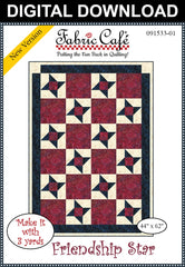 Friendship Star 3-Yard Quilt Pattern