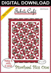 Pinwheel Plus One 3-Yard Quilt Pattern
