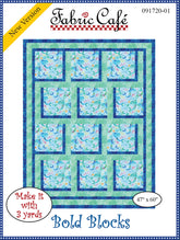 Bold Blocks 3-Yard Quilt Pattern