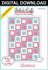 Illusions 3-Yard Quilt Pattern
