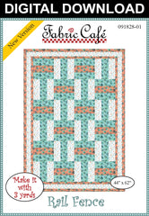 Rail Fence 3 Yard Quilt Pattern