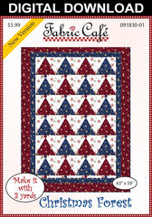 Christmas Forest 3-Yard Quilt Pattern