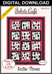 Suite Times 3 Yard Quilt Pattern