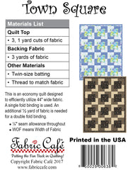 Town Square 3-Yard Quilt Pattern