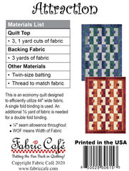 Attraction 3-Yard Quilt Pattern