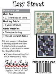 Easy Street 3-Yard Quilt Pattern