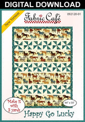 Happy Go Lucky 3 Yard Quilt Pattern