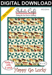 Happy Go Lucky 3 Yard Quilt Pattern
