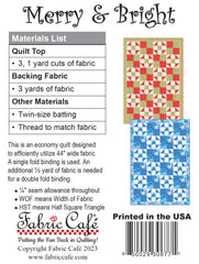 Merry & Bright 3-Yard Quilt Pattern