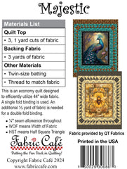 Majestic 3-Yard Quilt Pattern | Perfect for Full Panel Yard