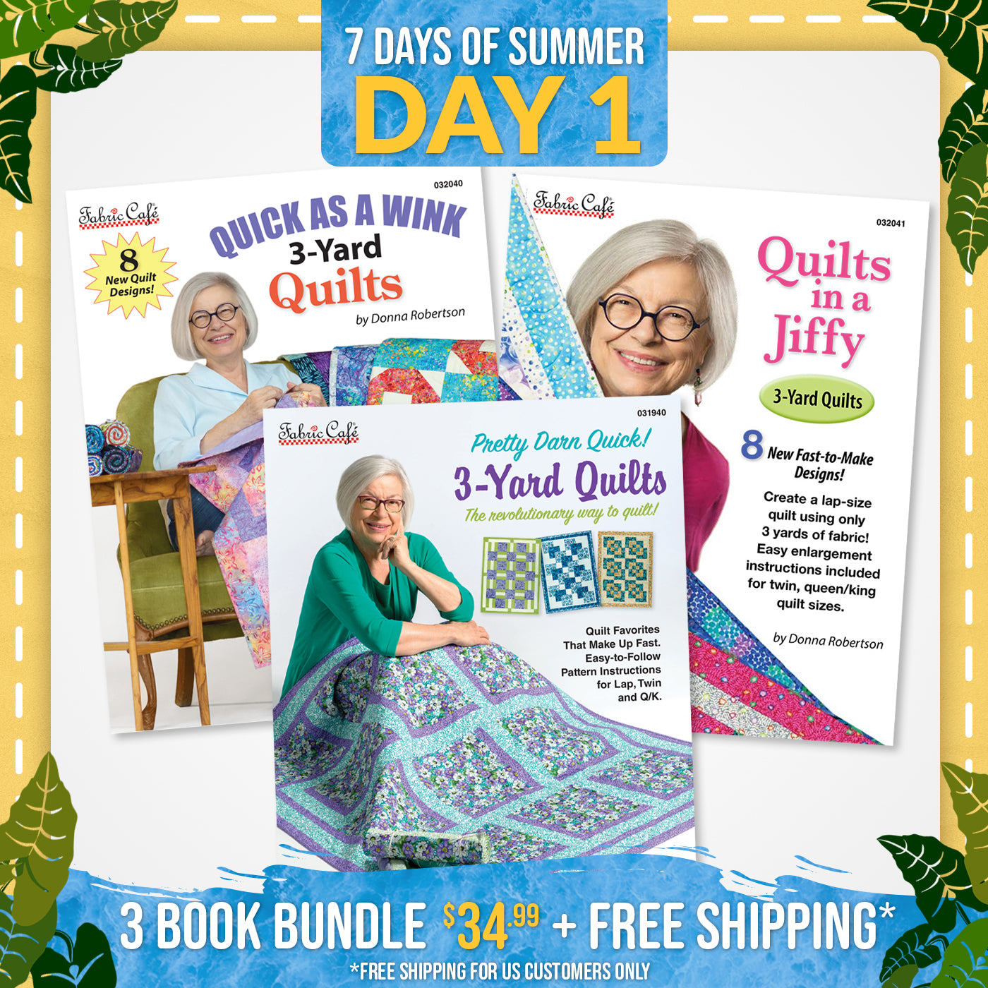 7 Days of Summer Day 1 - 3 Book Bundle – Fabric Café