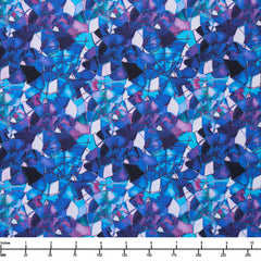 Benartex Prismatics Prismatic Glass Indigo Multi 16088 54 - By The Yard
