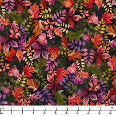QT Fabrics Cornucopia Harvest Fall Foliage 31028 X Multi - By the Yard