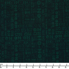 QT Fabrics Santa's Workshop Hohoho Tonal Blender 31078 F Evergreen - By the Yard