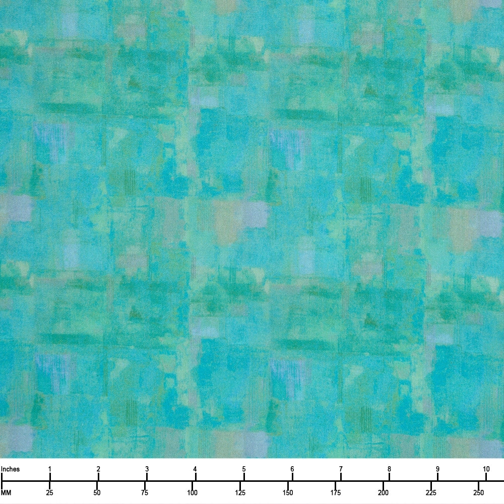 Windham Fabrics Grounded Quiet Space 54339D 17 Aqua - By The Yard