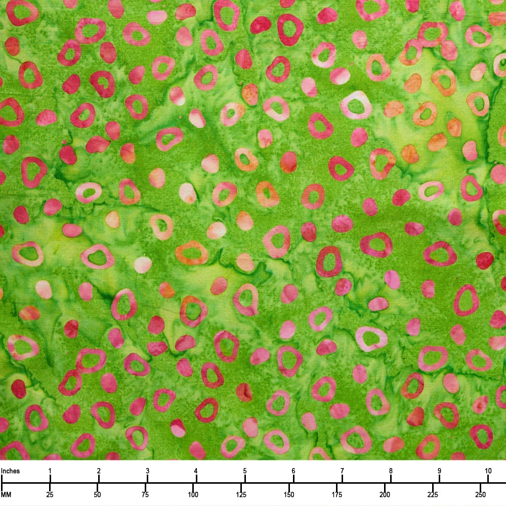 Riley Blake Batiks Bold in Bloom Limeade BT23514 329 - By The Yard