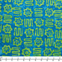 Riley Blake Batiks Bold in Bloom Kaleidoscope BT23511 302 - By The Yard