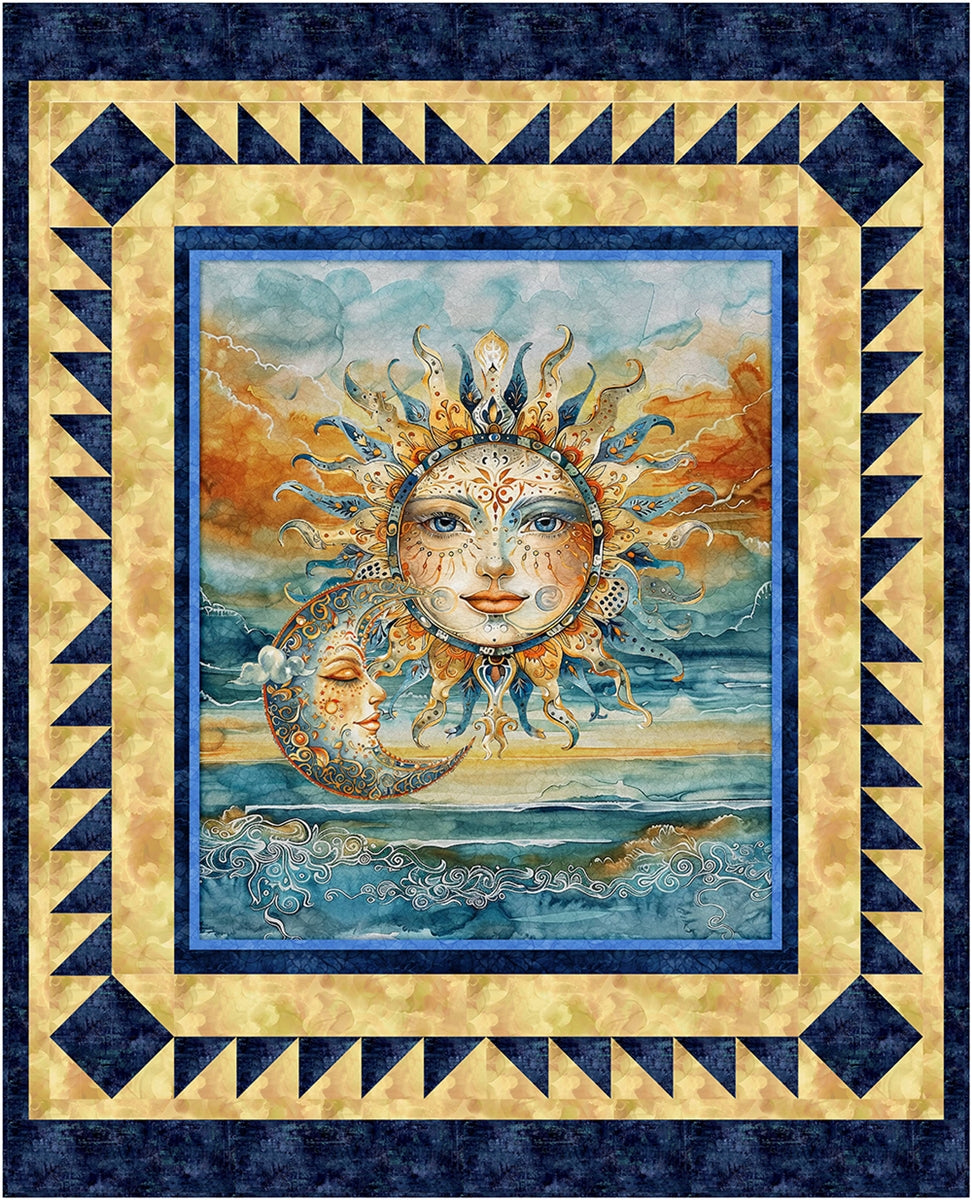 Golden Reverie Panel Quilt Kit – Fabric Café