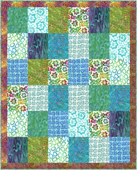 Tropical Sunset Fat Quarter Quilt Kit