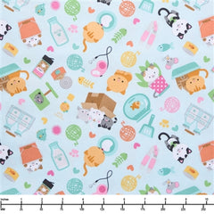 Curious Cats 3-Yard Quilt Kit