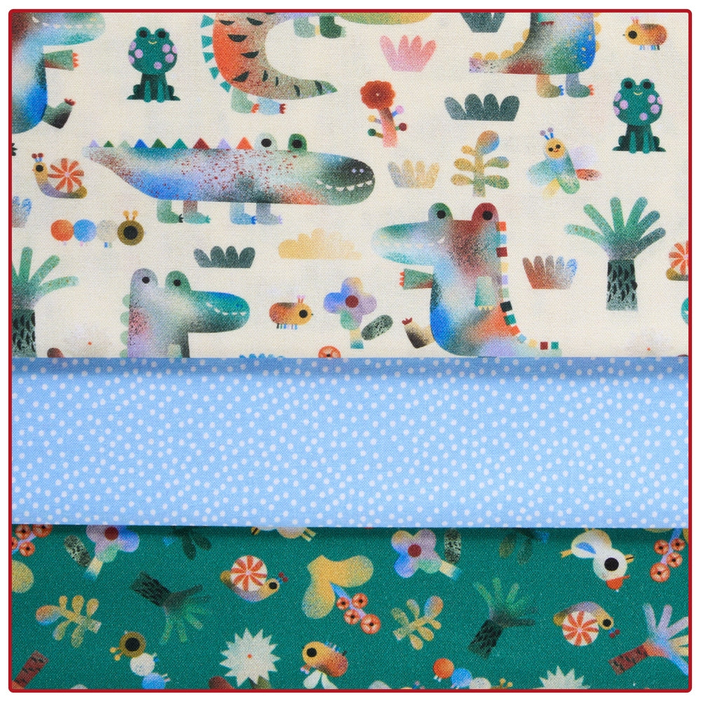 Later, Alligator 3-Yard Quilt Kit