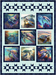 Sea Turtles Panel Quilt Kit