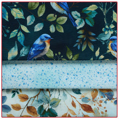 Bluebird Bliss 3-Yard Quilt Kit