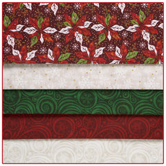 Decked in Holly 5-Yard Quilt Kit