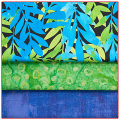 Island Leaves 3-Yard Quilt Kit
