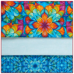 Floral Fusion 3-Yard Quilt Kit
