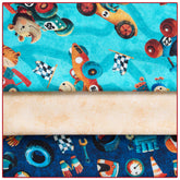 Turbo Tykes 3-Yard Quilt Kit