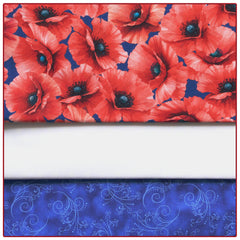 Poppy Celebration 3-Yard Quilt Kit