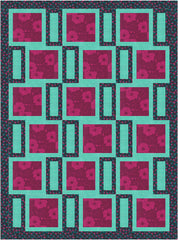 Fuchsia Fun 3-Yard Quilt Kit