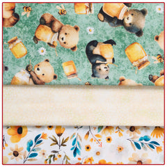 Honey Bears 3-Yard Quilt Kit
