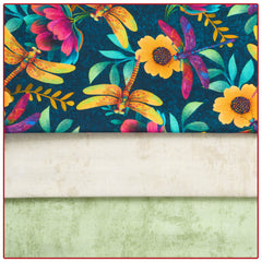 Floral Visitor 3-Yard Quilt Kit